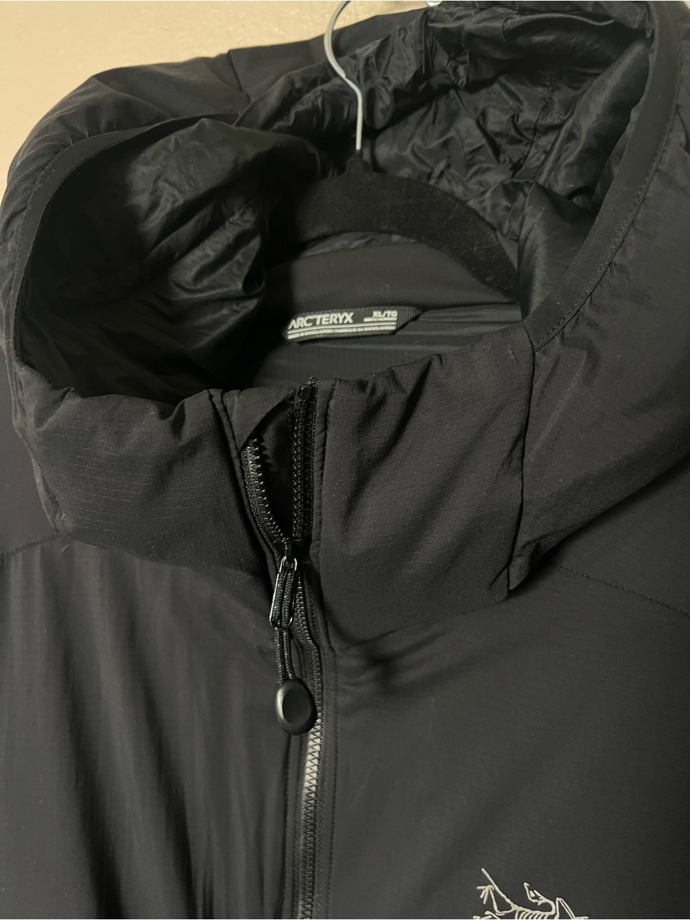ARCTERYX Mens Atom AR Hoody Jacket Size XLarge black vgc - Picture 2 of 15